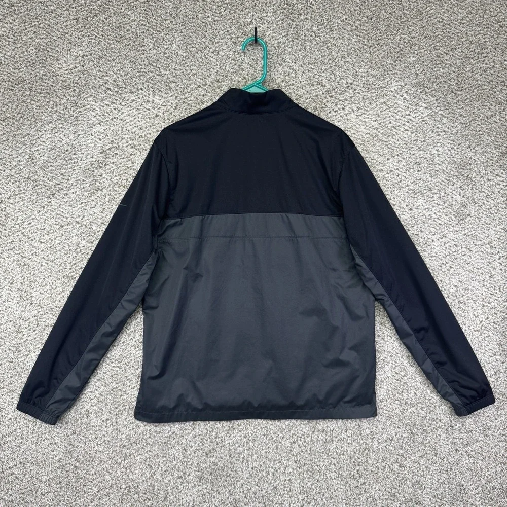 Nike Shield Victory Jacket Men's Size Medium Black Gray Quarter Zip BV0387-010